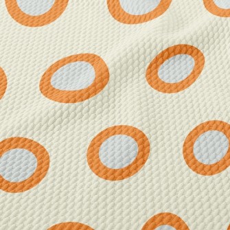 Two-Color Dots On The Outer Fr Birdseye Piqué