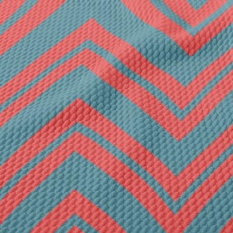 High And Low Waves Birdseye Piqué