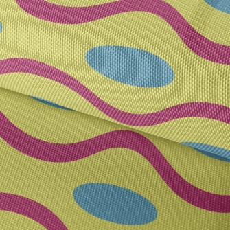 Psychedelic Waves Waterproof Oxford