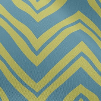 Two-Color Zigzag Waves Chiffon