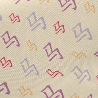 Simplified Chinese Characters Twill