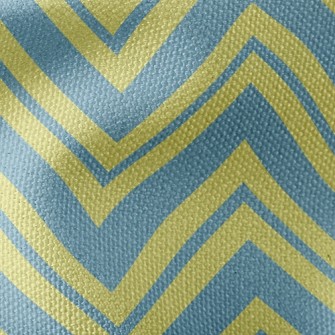 Two-Color Zigzag Waves Waterproof Canvas