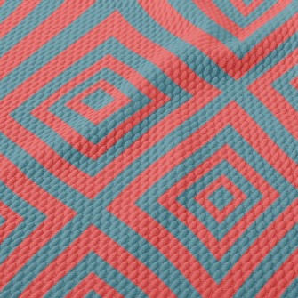 Maze Rhombus Birdseye Piqué