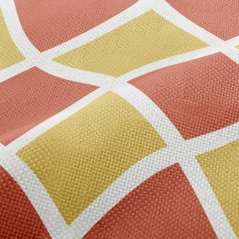 Two-Color Checkerboard Rhombus Performance Linen