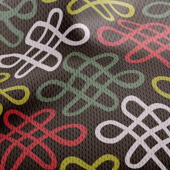 Infinity Symbol Variation Athletic Mesh Flat Back