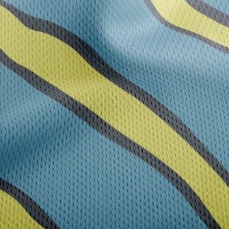 Two-Color Twill Athletic Mesh Flat Back