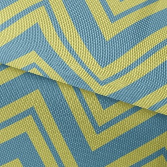 Two-Color Zigzag Waves Waterproof Oxford