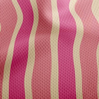 Phosphor Stripes Athletic Mesh Flat Back
