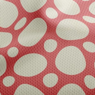 Combination Of Big And Small D Athletic Mesh Flat Back