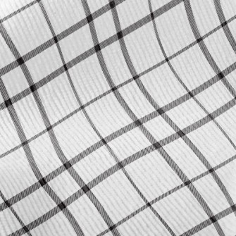 Black And White Plaid Pattern Standard Corduroy