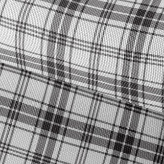 Black And White Plaid Pattern Waterproof Oxford