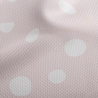 Classic Polka Dots Athletic Mesh Flat Back