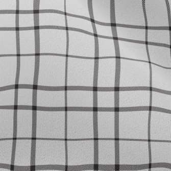 Black And White Plaid Pattern Chiffon