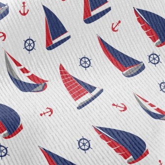 Two-Color Sailboat Standard Corduroy