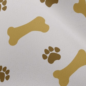 Minimalistic Bone Footprints Chiffon