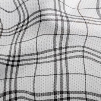 Versatile Classic Plaid Athletic Mesh Flat Back