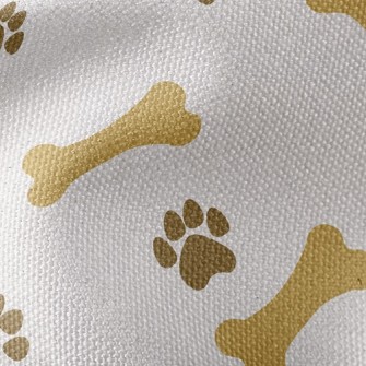 Minimalistic Bone Footprints Waterproof Canvas