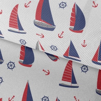 Two-Color Sailboat Waterproof Oxford