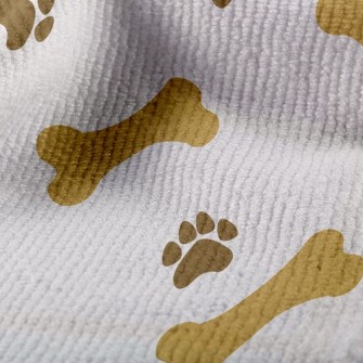 Minimalistic Bone Footprints Terry