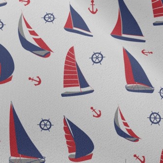 Two-Color Sailboat Chiffon