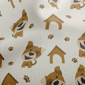 Big Head Dog House Athletic Mesh Flat Back