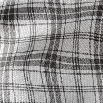 Black And White Plaid Pattern Waterproof Canvas