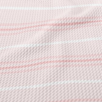 Elegant Style Horizontal Strip Birdseye Piqué