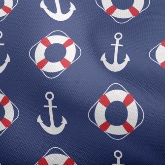 Life Buoy And Anchor Dobby