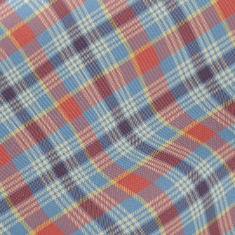 Red And Blue Plaid Pattern Twill