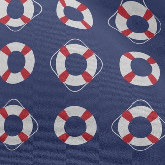 Red And White Lifebuoy Chiffon