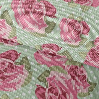 Atmospheric Rose Garden Waterproof Oxford