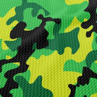 Handsome Camouflage Style Birdseye Piqué