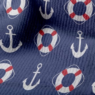 Life Buoy And Anchor Terry