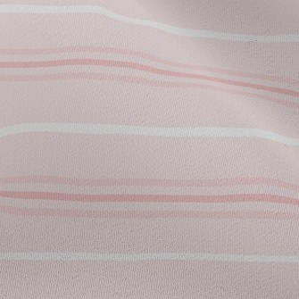 Elegant Style Horizontal Strip Chiffon