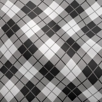 Black And White Gray Line Squa Dobby
