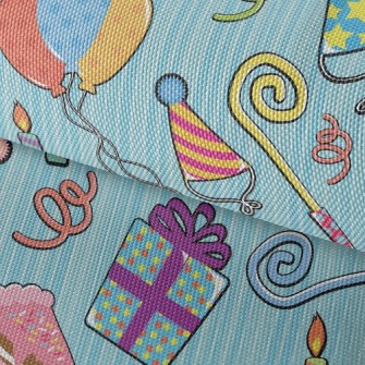 Happy Birthday Party Waterproof Oxford