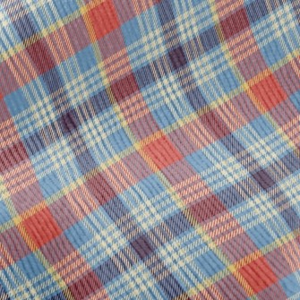 Red And Blue Plaid Pattern Standard Corduroy