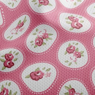 Circle Protects Roses Athletic Mesh Flat Back