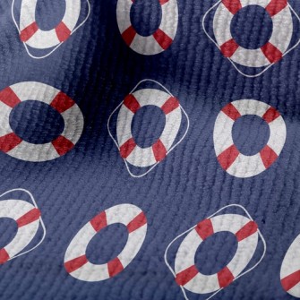 Red And White Lifebuoy Terry