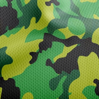 Handsome Camouflage Style Athletic Mesh Flat Back