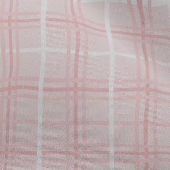 Pink Simple Lines Chiffon