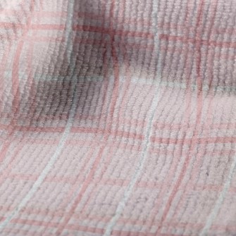 Pink Simple Lines Terry