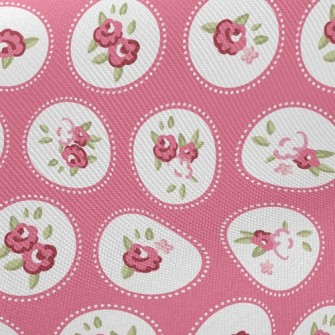 Circle Protects Roses Twill