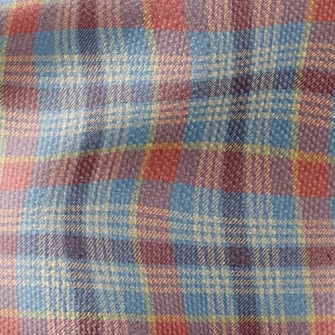 Red And Blue Plaid Pattern Waterproof Canvas