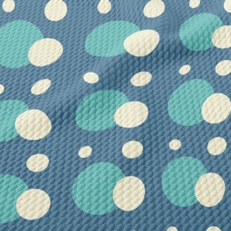 Overlapping Dots Birdseye Piqué