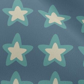 Two-Color Stacked Stars Chiffon