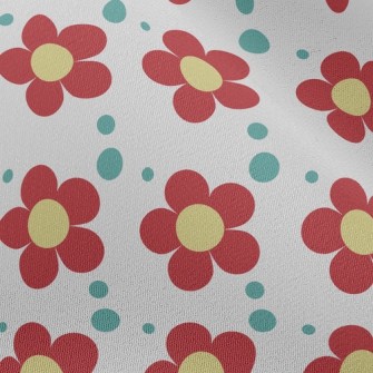 Vibrant Little Flower Chiffon