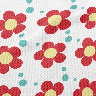 Vibrant Little Flower Birdseye Piqué