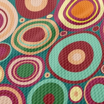 Overlapping Dots Birdseye Piqué