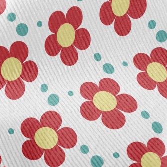 Vibrant Little Flower Standard Corduroy